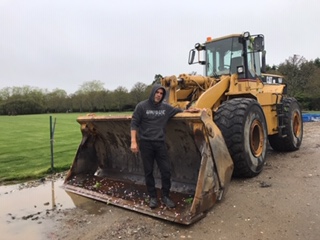 Equipment for land clearing and land leveling.